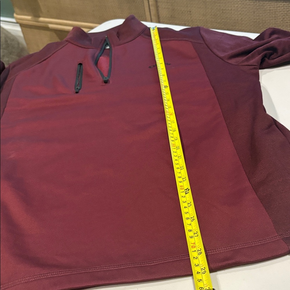 Callaway - Men's Quarter golf Zip Fleece Pullover. Size Large. Red Burgundy NWOT - Picture 13 of 14